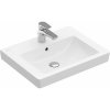 VILLEROY & BOCH Subway 2.0 závesné umývadlo s otvorom, s prepadom, 550 x 440 mm, biela alpská, 71135501