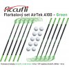 Florbalový set ACCUFLI AirTek A100 - Green 9 ks ľavá / 1 ks pravá