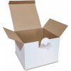 Kartónové krabice Fefco 0215 150x150x107mm 3VVL biela-hnedá