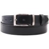 Špongr pánsky kožený opasok 3563 spoločenský čierny