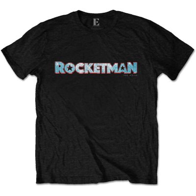 Elton John tričko Rocketman Movie Logo čierne