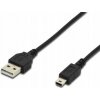 PremiumCord ku2m2a mini USB, A-B, 5pinů, 1,8m