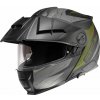 Výklopná helma Schuberth E2 Explorer šedá/zelená 2XL
