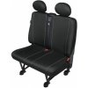Autopotahy SOLID DV dodávka – 2 sedadla, černé SIXTOL