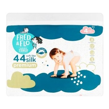 Tesco Fred & Flo Premium plienky 4 Maxi 44 ks