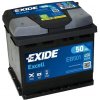 Exide Excell 12V 50Ah 450A EB501