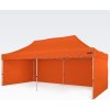 BRIMO Nožnicový stan 3x6m - s 3 stenami - Oranžová 11