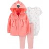 CARTER'S Set 3dielny body, mikina, nohavice Flamingo dievča 24 m /veľ. 92
