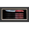 Giesser Exkluzivní edice Premium Cut Red Diamond sada 4 steakových nožů délka ostří 12 cm GI 1950/12 4 RD