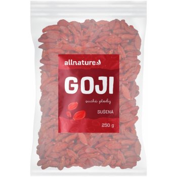 Allnature Goji kustovnica čínska sušená 250 g