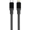 Tactical HR31177 Fat Man USB-C/Lightning 1m sivý