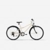 BTWIN Detský trekingový bicykel 500 24″ 9–12 r. béžový 24_QUOTE_ 2025