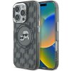 Karl Lagerfeld IML Monogram K&CH Heads MagSafe Zadní Kryt pro iPhone 16 Pro Max Black KLHMP16XHMCKMHK