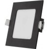 EMOS ZD2323 NEXXO LED stropné zápustné svietidlo 120x120mm 7W 480lm 3000/3500/4000K čierna