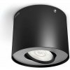 LED prisadené stropné svietidlo bodové Philips PHASE 53300/30/16 - čierna