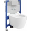 MEXEN/S - WC predstenová inštalačná sada Fenix XS-F s misou WC Carmen, biela 6803388XX00