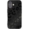 Picasee silikónový čierny obal pre Apple iPhone 16 - Midnight Leopard