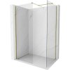 MEXEN/S - Kyoto-X Sprchová zástena WALK-IN 120 x 100, transparent 10 mm, zlato 800-120-202-50-00-100-X