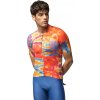 ALÉ Cycling Clothing Alé PR-E Clorofilla jersey, Orange combo Veľkosť: XL Graficky zaujímavý letný dres