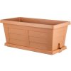 BAMA Súprava truhlíka a misky Legno 100 cm, farba terracotta