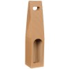 Darčeková krabica, nosič natur s okienkom na 1 fľašu, 450x95x90 mm