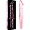 Ibiza Nebula Model 24 Dildo Borosilicate Glass 28.5x5cm Pink