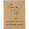Girly Strieborný náhrdelník Zodiac Znamenia: Rak N33/CANCER