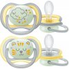 Philips AVENT Cumlík Ultra air Nighttime 18m+, 2ks - žltý