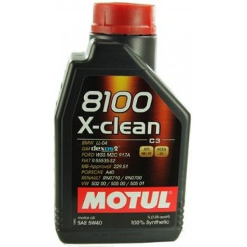 Motul 8100 X-Clean 5W-40 1 l