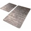 Sivé zamatové kúpeľňové predložky v súprave 2 ks 60x100 cm – Mila Home