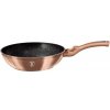 BerlingerHaus WOK s mramorovým povrchom Rosegold Metallic Line 28 cm