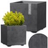 Deroma Kvetináč plast sivý 25 x 25 x 25 cm