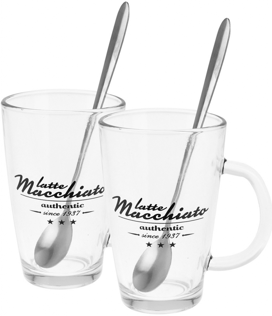 Sada pohárov s uškom na Latte Macchiato 310 ml 2 ks od 4,99 € - Heureka.sk