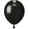 Svet balonku Balónik - metalický čierny 13 cm 100 ks