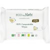 Eco by Naty vlhčené obrúsky Naty bez vône 20 ks