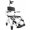 Toaletné WC kreslo polohovateľné na kolieskach s opierkou TILT - šírka 45 cm