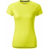 Tričko dámske Malfini Destiny - žlté svietiace, S