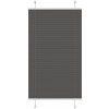 Plisovaná roleta čierna 80x150 cm, šírka látky 79,4 cm