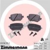 ZIMMERMANN Sada brzdových platničiek kotúčovej brzdy 25110.175.1