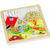 Goki viacvrstvové puzzle ročné obdobia