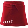 Evolúcia volejbal smeč - Športová sukne - two in one - L ( Červená )