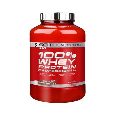 Scitec Nutrition 100% Whey Protein Professional - Čokoláda, Cookies cream - 2350 Gramů