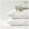 Ľanová obliečka na vankúš 80x80 cm White – Linen Tales