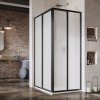 Ravak SRV2-80 195 S rohový sprchový kút, black+pearl 77 - 79 x 195 cm, black, 14V403O211