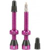 Tubolight Valves 50 2 Pack 50 mm - Tubolight Bezdušové ventily 50 mm fialové - pár