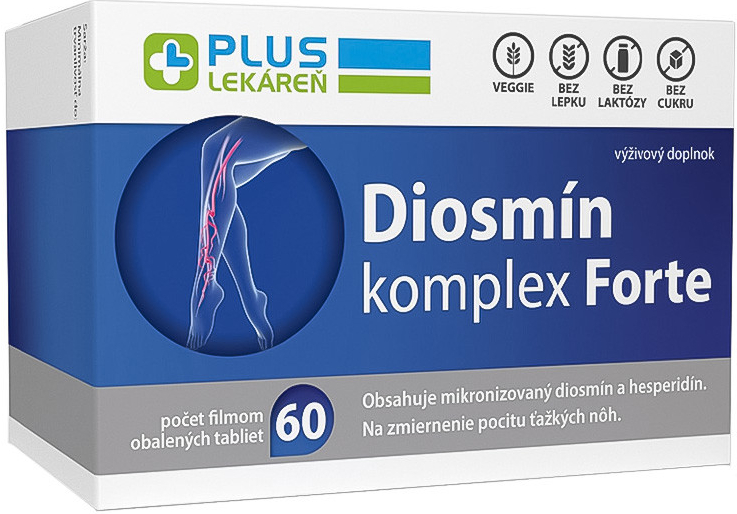 PLUS LEKÁREŇ Diosmín komplex Forte 60 tabliet