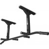 Hop-Sport multi-grip pull-up bar pre montáž na strop HS-2001K - profesionálna fitness pull-up tyč so 6 pČervenáišmykovými úchopmi a držiakom na boxovacie vrece alebo TRX