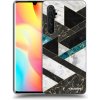 Picasee silikónový prehľadný obal pre Xiaomi Mi Note 10 Lite - Dark geometry