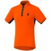 Dres krátky pánsky Shimano Polo Shirt oranžový L