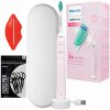 SONICKÁ ZUBNÁ KEFKA PHILIPS HX3651/11 RUŽOVÁ PUZDRO BIELA + DOPLNKY